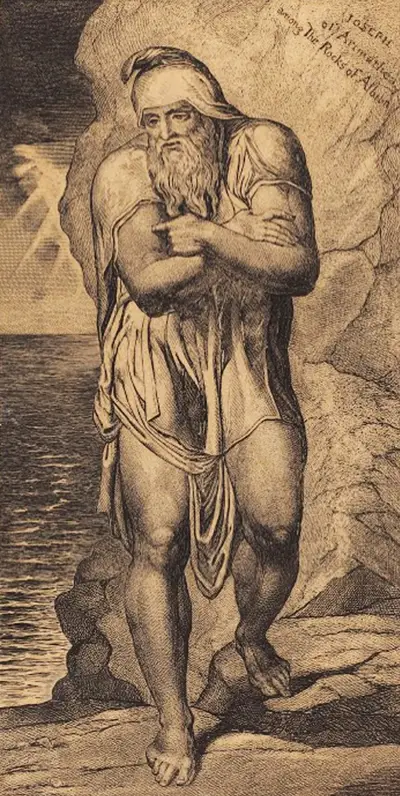 Joseph of Arimathea Among the Rocks of Albion William Blake